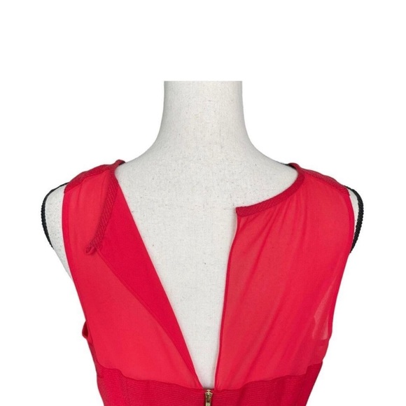 Maeve Red Sleeveless Party Dress - Picture 2 of 11